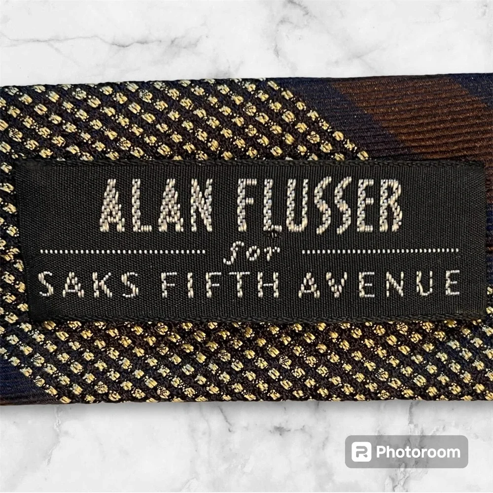 Alan Flusser Tie for Saks Fifth Avenue - Picture 3 of 4
